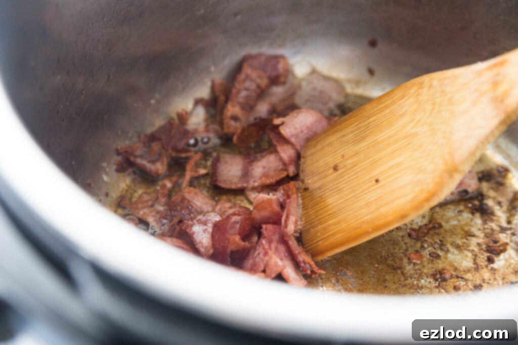 Cooking bacon in the instant pot
