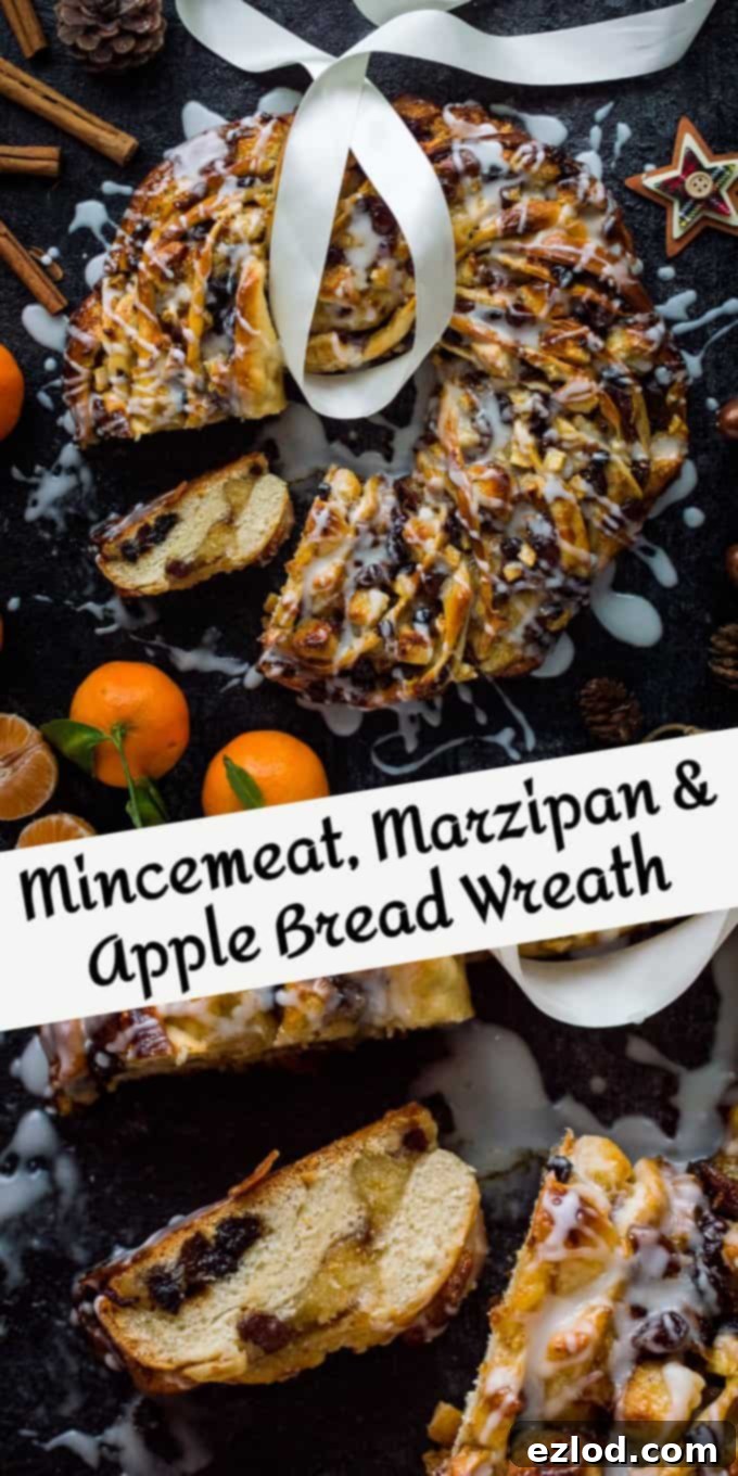 bread wreath pinterest image