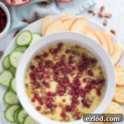 Instant Pot Baked Brie with Pomegranate and Pecans