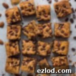 Vegan peanut butter chocolate chip pecan bars - incredibly moreish vegan peanut butter snack bars loaded with chocolate chips and pecans.