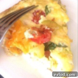 Summer Garden Vegetable Frittata - a 21 Day Fix recipe on ConfessionsOfAFitFoodie.com
