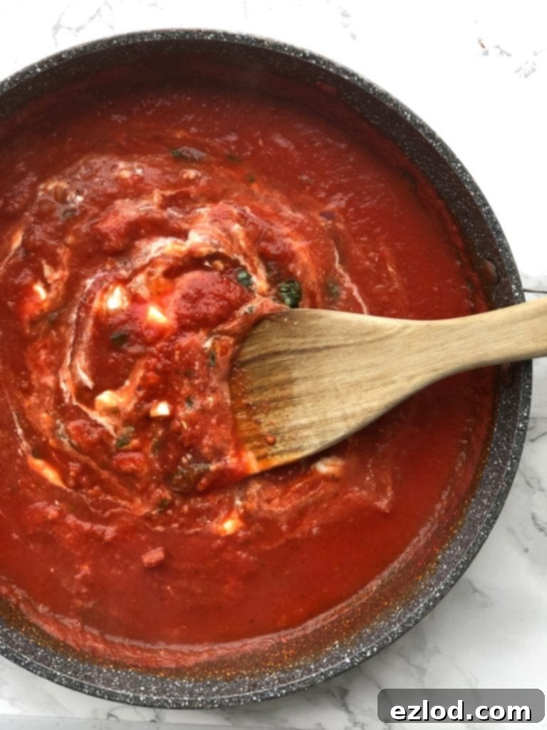 Healthy Vodka Sauce
