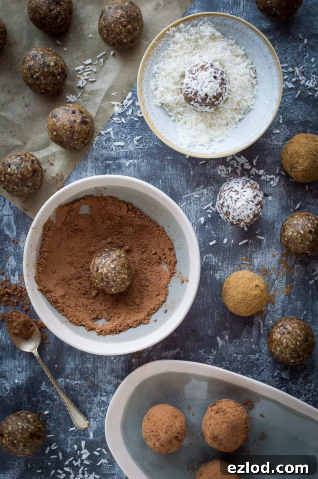 Energy balls - the ultimate high protein, energy boosting healthy snack. These easy to make vegan energy bites are loaded with seeds, nut butter and dried fruit for a convenient snack that is good for you too. #vegan #energybites #snack #healthy