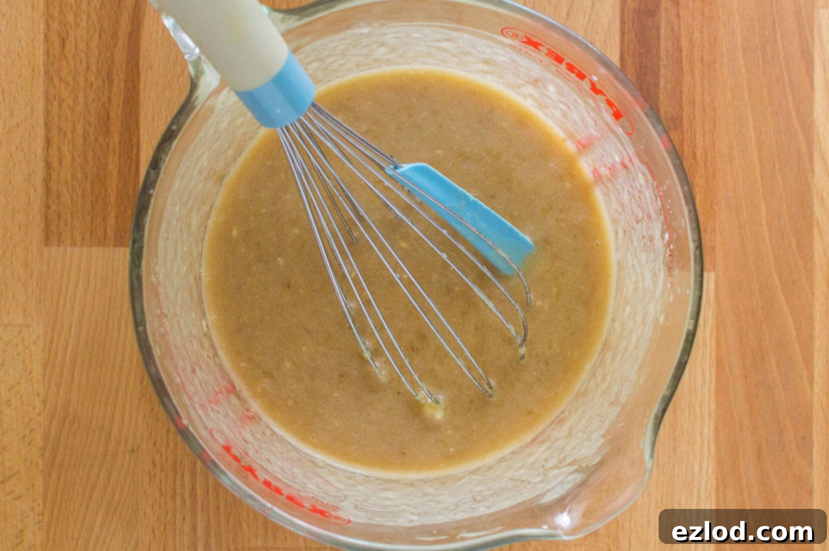 vegan banana cake step 2
