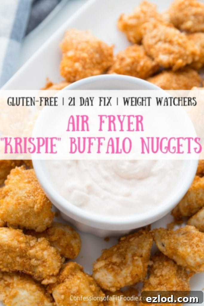 My kids go crazy over these easy Air Fryer Krispie Chicken Tenders! They are gluten-free, dairy-free, 21 Day Fix Approved, and only 2 Weight Watchers FS points per serving. #healthyairfryerrecipes #airfryerchickentenders #glutenfreeairfryer #confessionsofafitfoodie