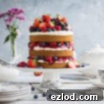 Luscious Vegan Vanilla Berry Jam Cake 11 Vegan vanilla cake with berries and jam with pieces from the Spode Delamere Rural pottery range