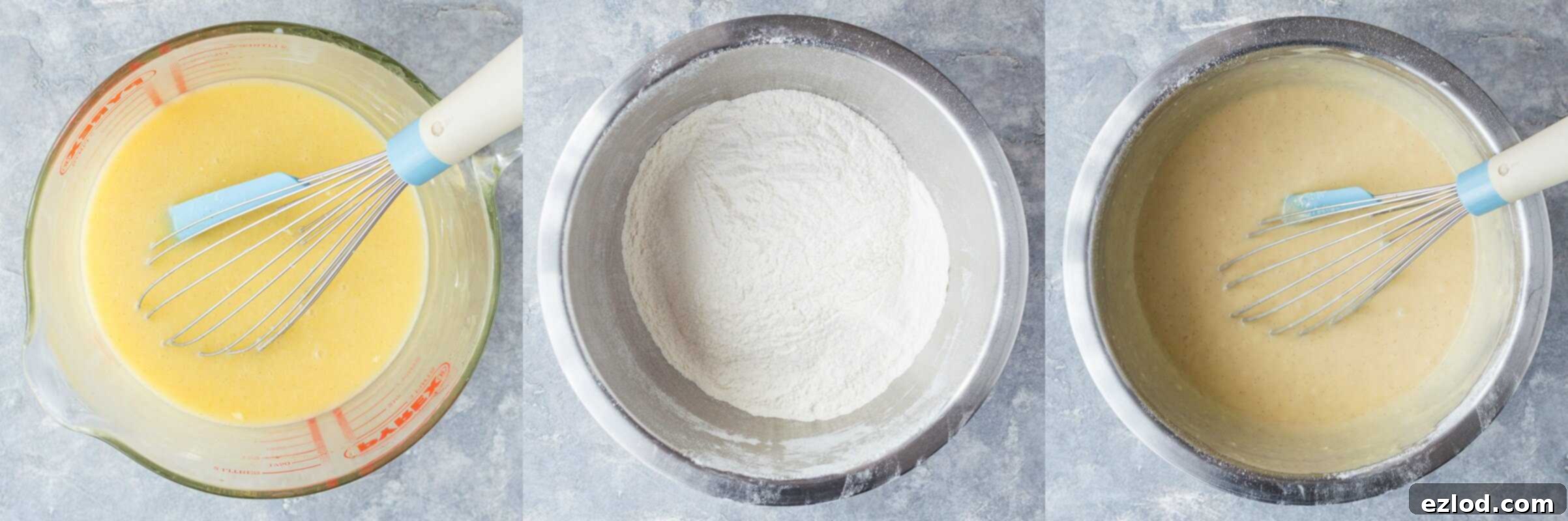step 1 - making the batter