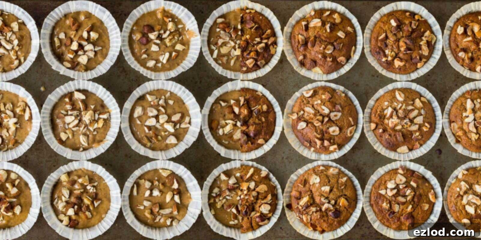 banana nut muffins step 3