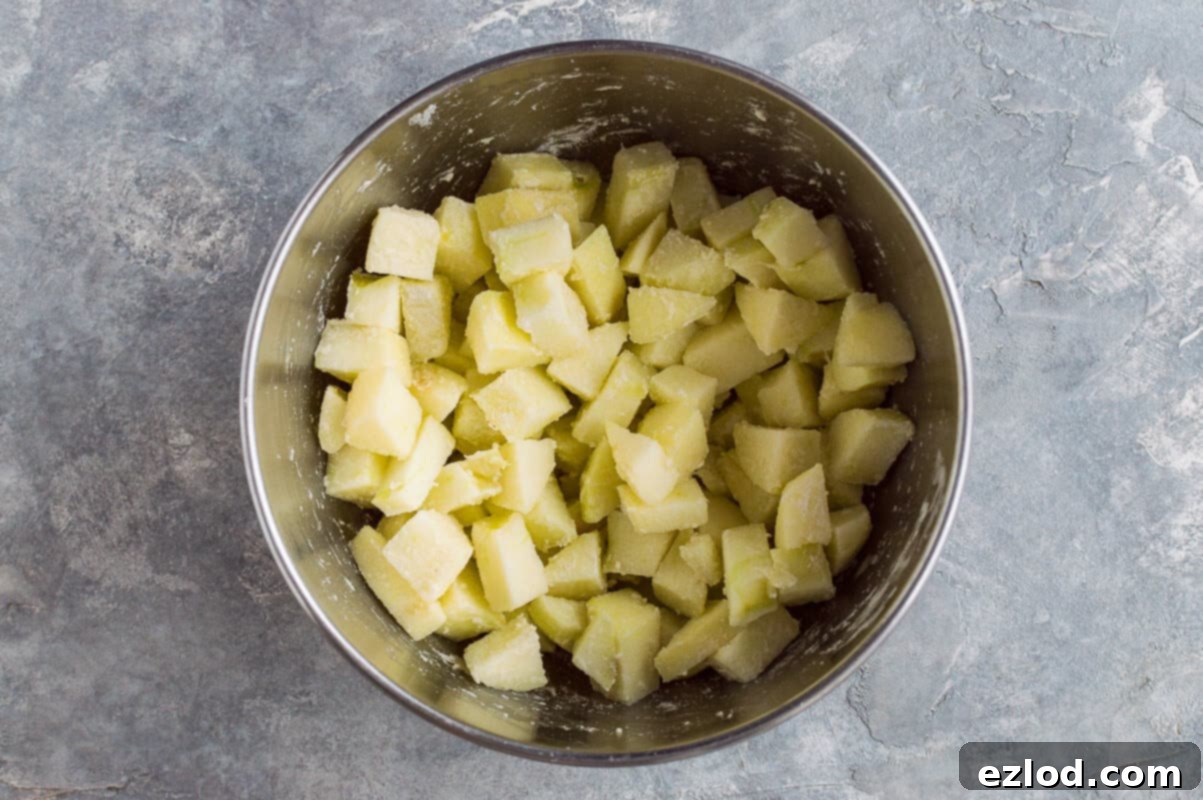 vegan apple bundt cake step 2