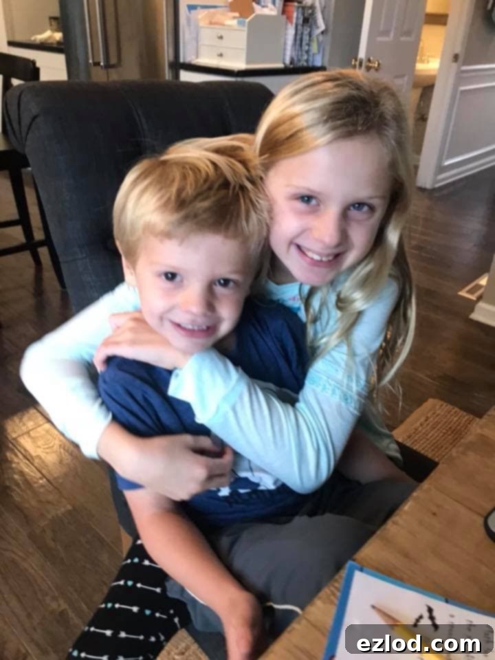 Mia and Max in a tender embrace, showcasing the culmination of their unique and powerful bond.