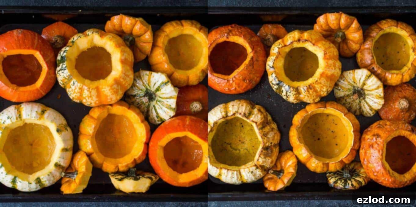 stuffed mini pumpkins step 1