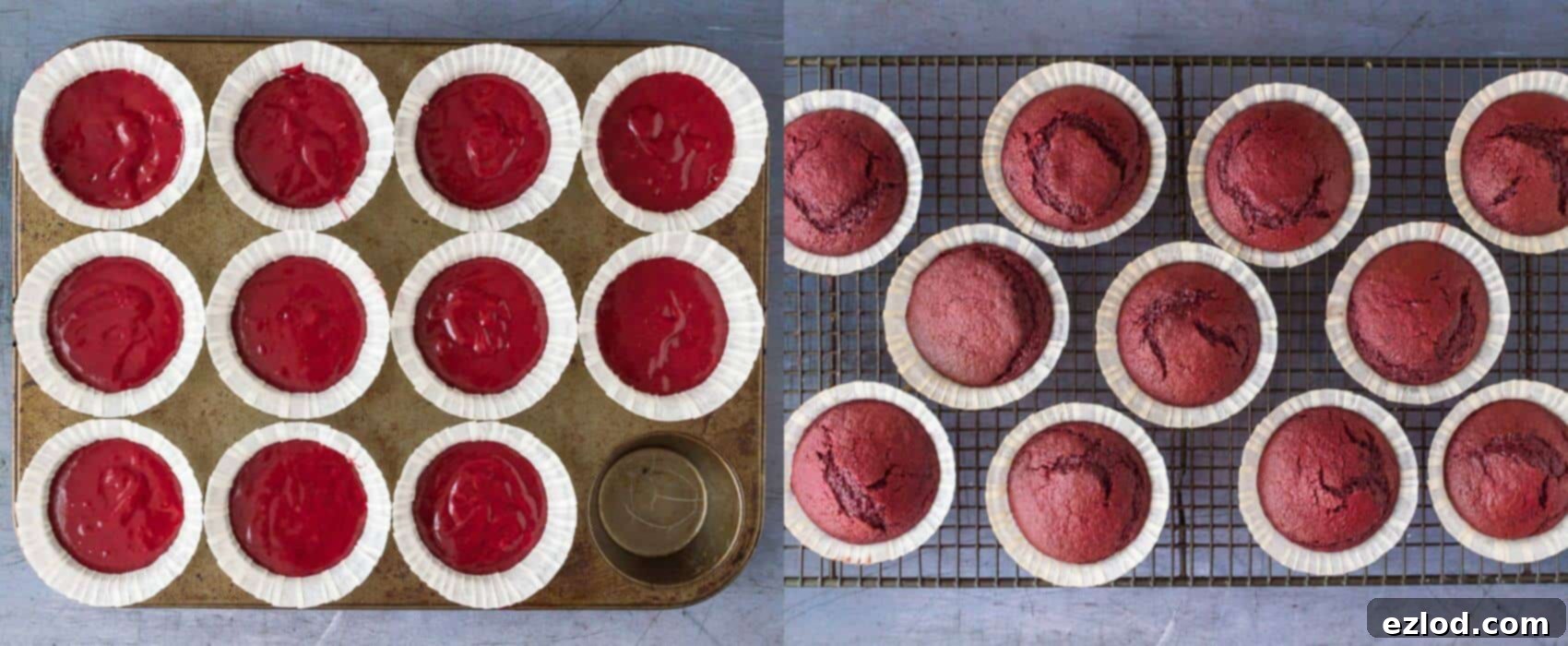 Step 2 - baking the cupcakes