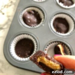 Healthy Copycat Mini Peanut Butter Cups