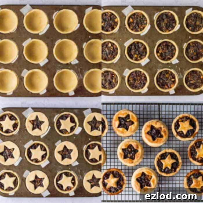 vegan mince pie steps