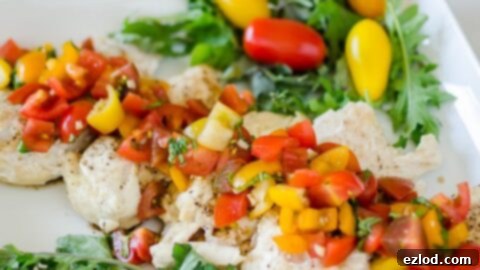 Instant Pot Chicken with Bruschetta Topping