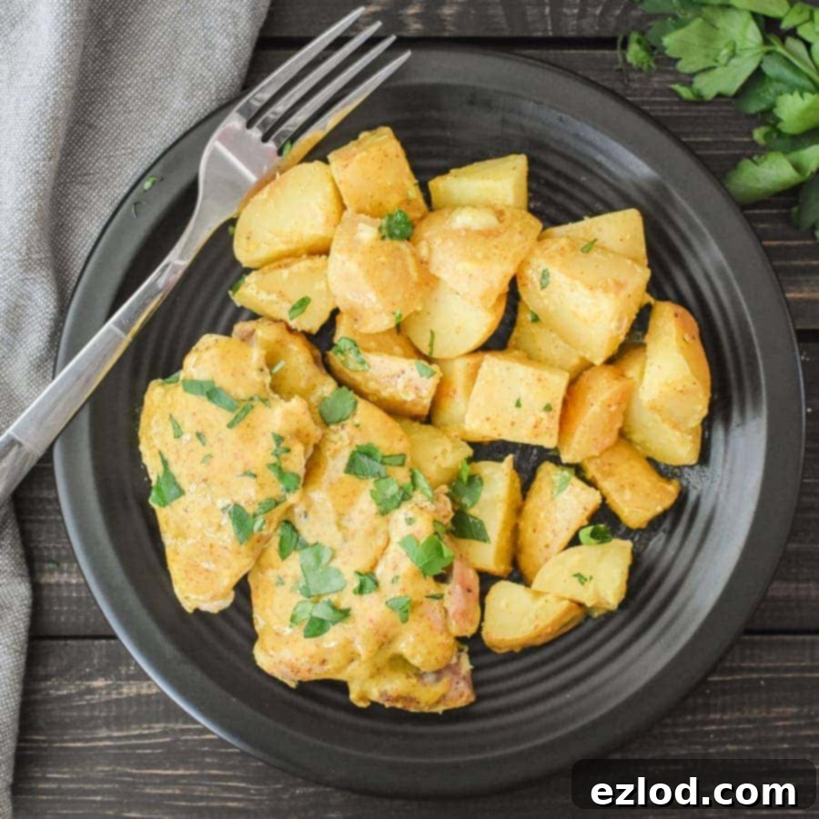Instant Pot Maple Mustard Chicken and Potatoes