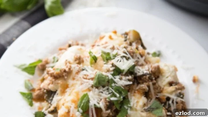 Instant Pot Zucchini Lasagna