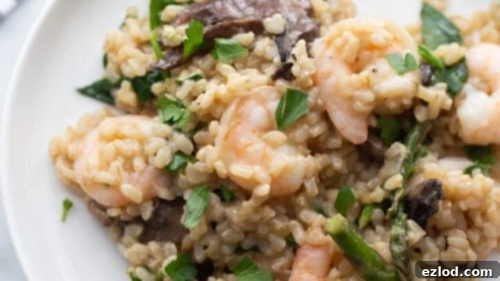 Instant Pot Shrimp Risotto with Lemon and Parmesan