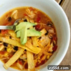 Crock Pot Chicken Tortilla Soup {21 Day Fix Recipe} - Confessions of a Fit Foodie