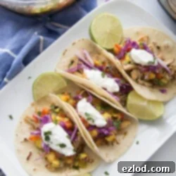Instant Pot Chicken Carnitas with Vibrant Avocado Peach Salsa 11 Instant Pot Chicken Carnitas with Avocado Peach Salsa