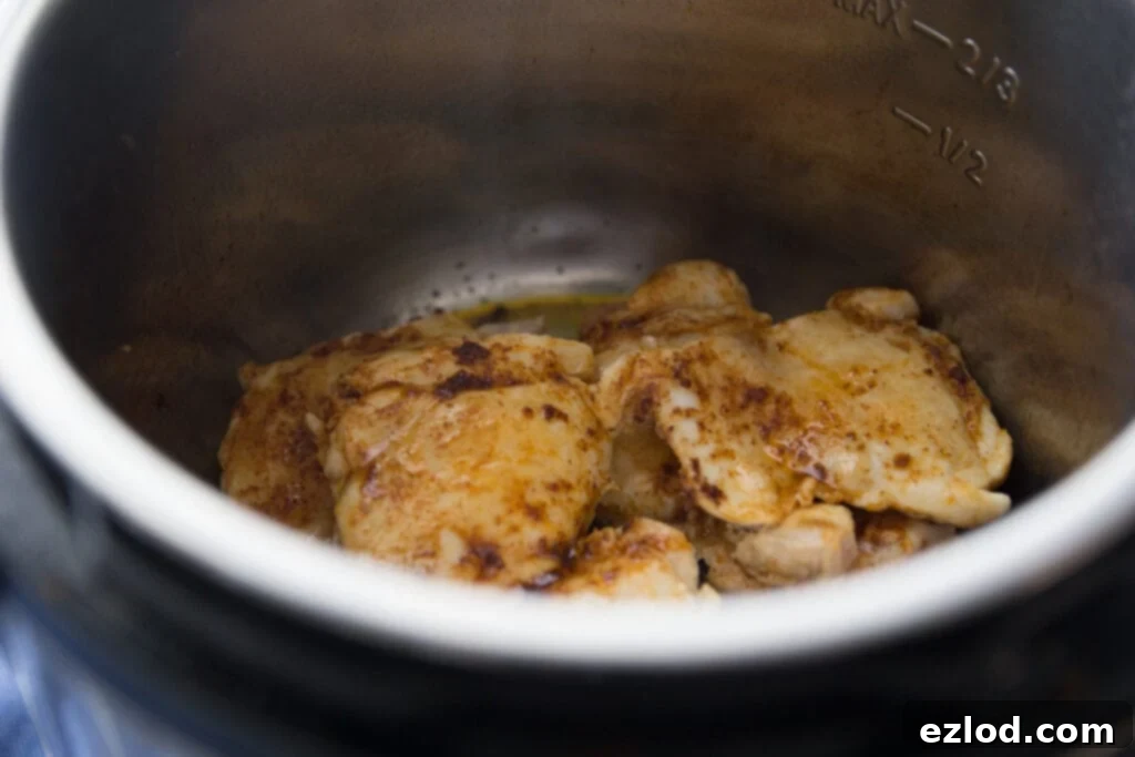 Instant Pot Chicken Carnitas 