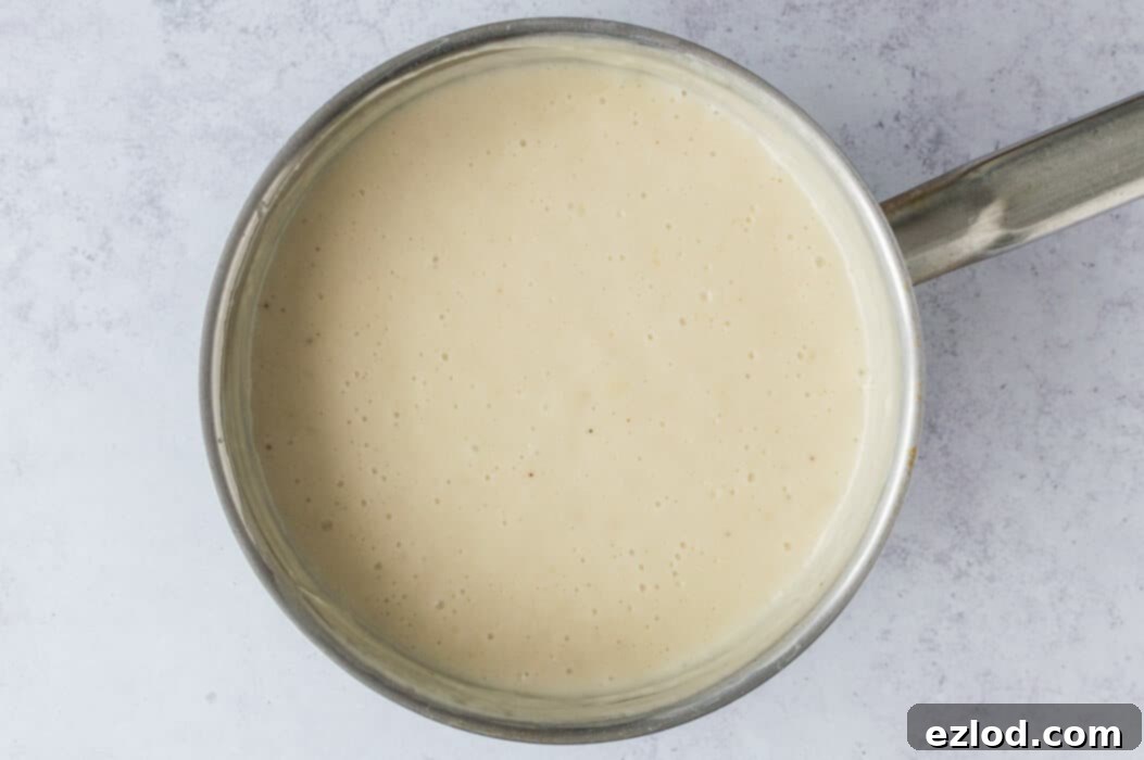 step 3 - cooking the custard