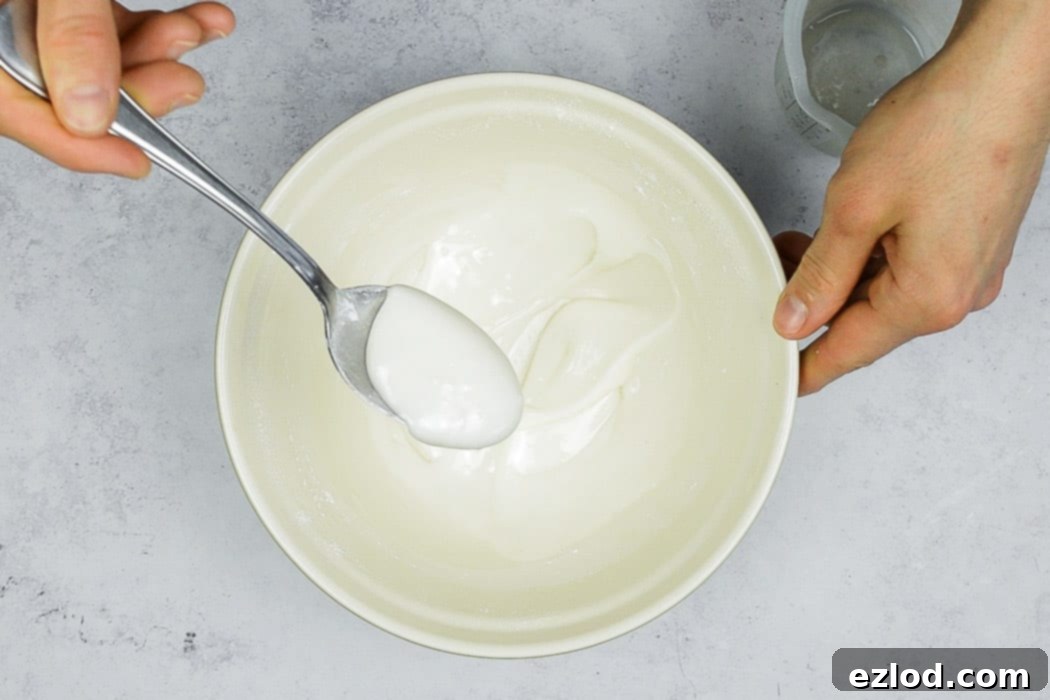 step 5 - making the glaze