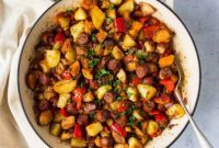 Spicy Vegan Chorizo Potato Skillet