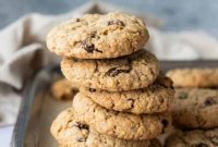 Chewy Vegan Oatmeal Raisin Cookies