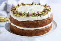 Spiced Vegan Carrot Cake with Tangy Cream Cheese