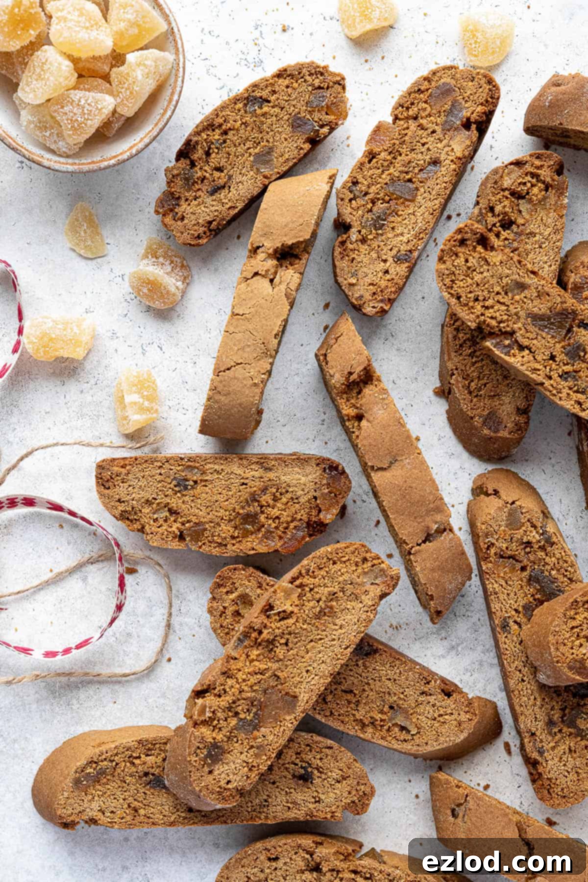 Warmly Spiced Vegan Gingerbread Biscotti 1 featured 17396
