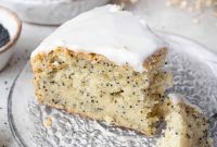 Zesty Vegan Lemon Poppy Seed Cake