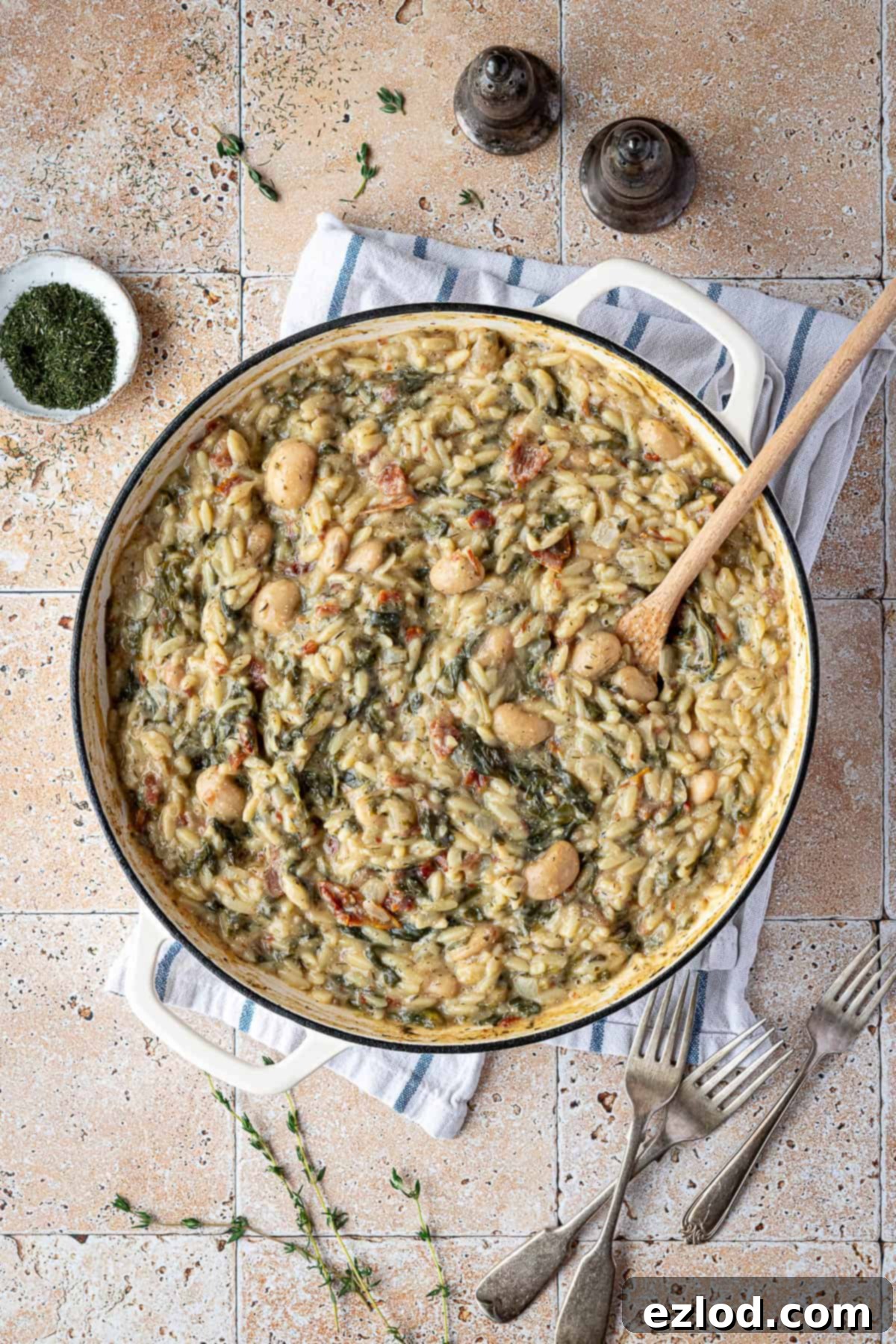 Velvety Vegan Spinach Orzo 34 featured 19302