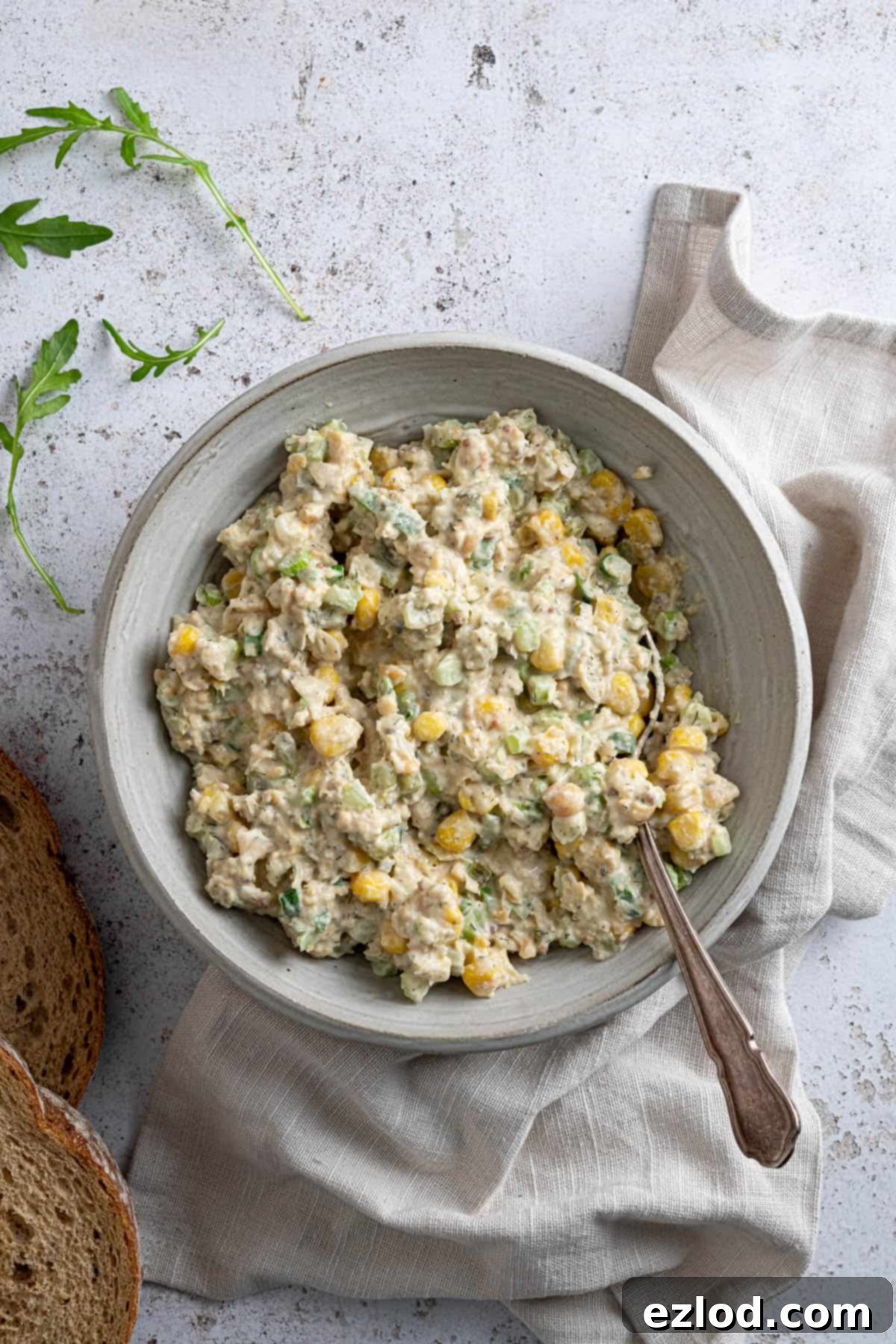 Creamy Chickpea Salad 1 featured 20101