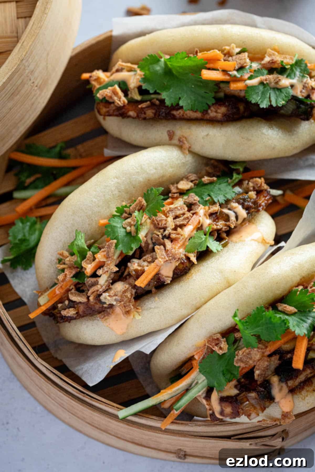 Pillowy Vegan Hoisin Tofu Bao Buns 60 featured 20165