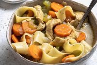 Plant-Based Chicken Noodle Soup