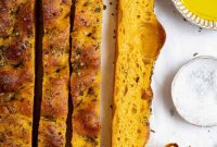 Autumn Spiced Vegan Pumpkin Focaccia