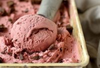 Roasted Cherry Balsamic Swirl Dark Chocolate Ice Cream
