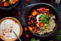 Hearty Vegan Sweet Potato Black Bean Chili