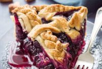 Vegan Blueberry Pie with a Flaky Coconut Oil Crust