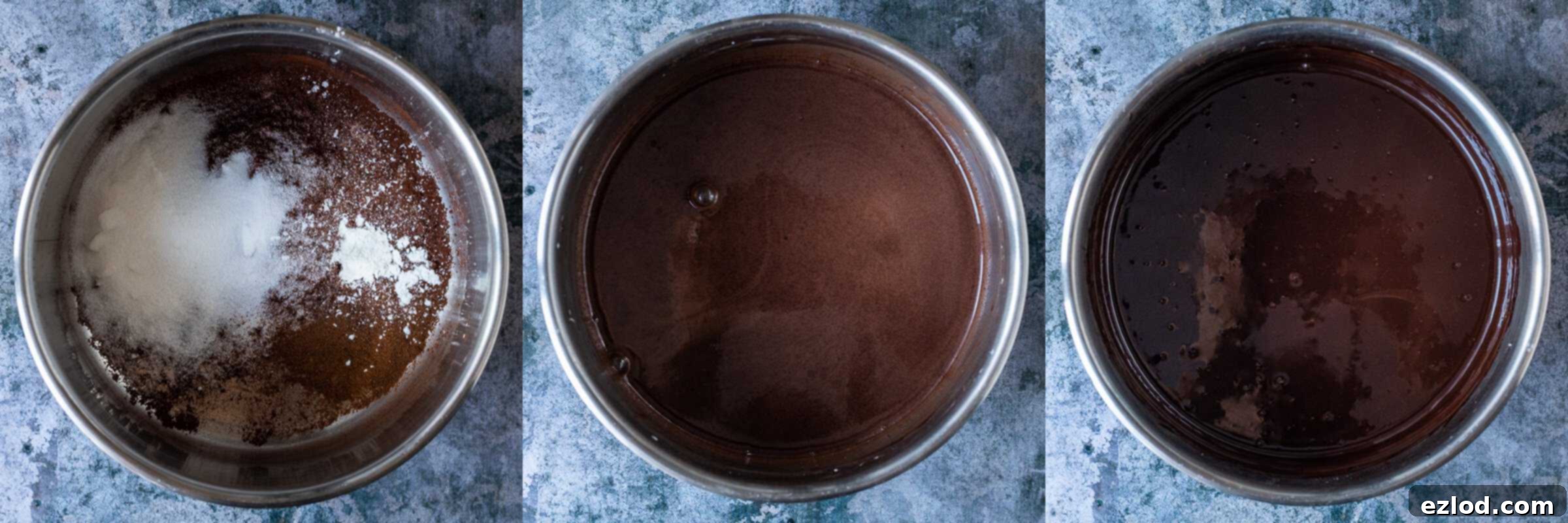 Decadent Vegan Chocolate Fluff Pancakes with Sauce 2 step1 - making the chocolate sauce