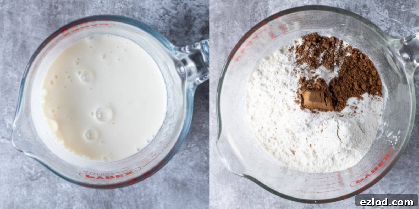 Festive Vegan Mincemeat Cake 2 step 1 - preparing the wet and dry ingredients