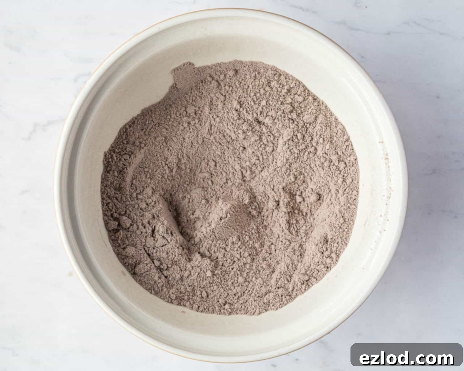Decadent Vegan Chocolate Lava Pudding 4 Step 2, the dry sponge ingredients.