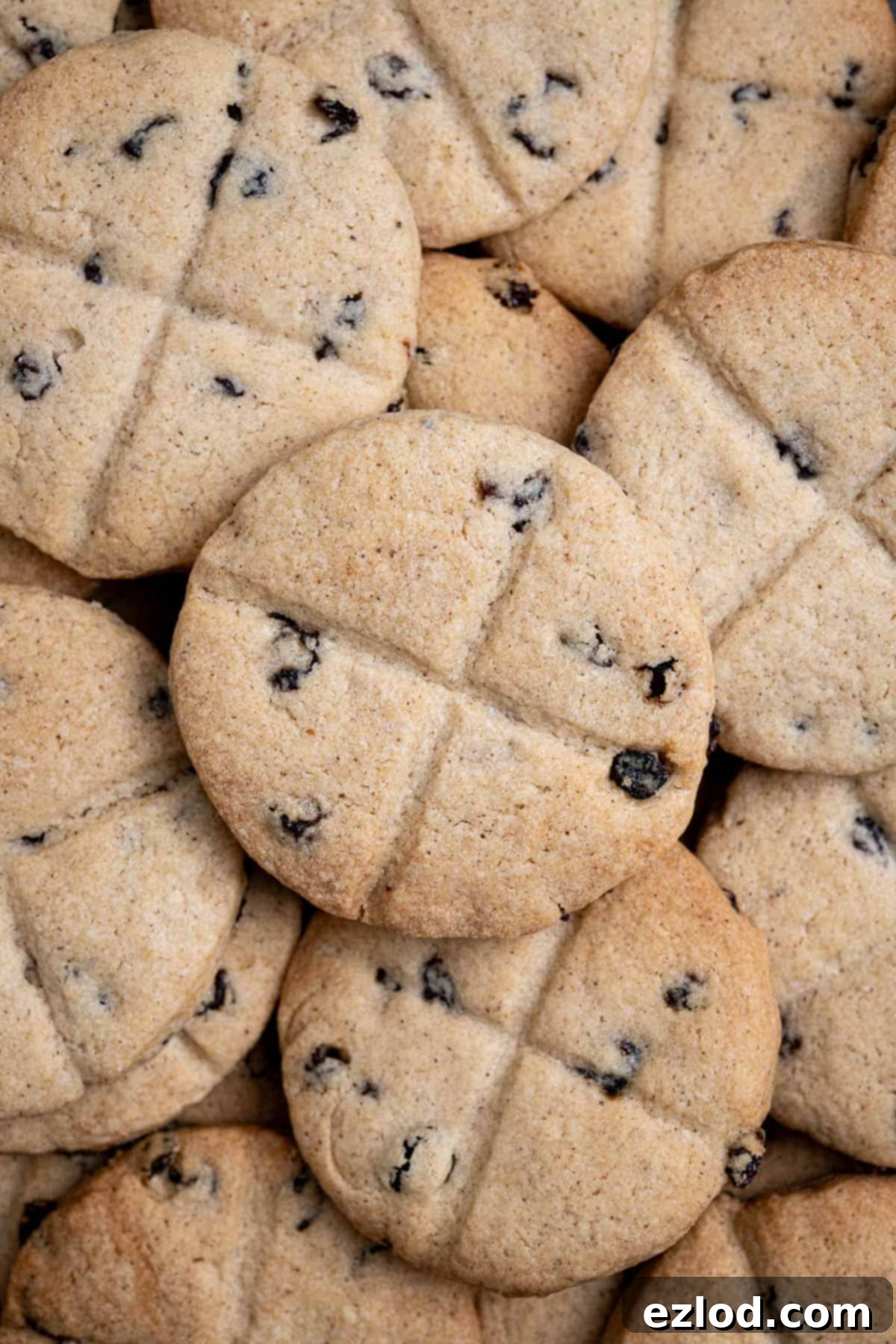 Homestyle Vegan Soul Cakes 11 Close up of a pile of vegan soul cakes.