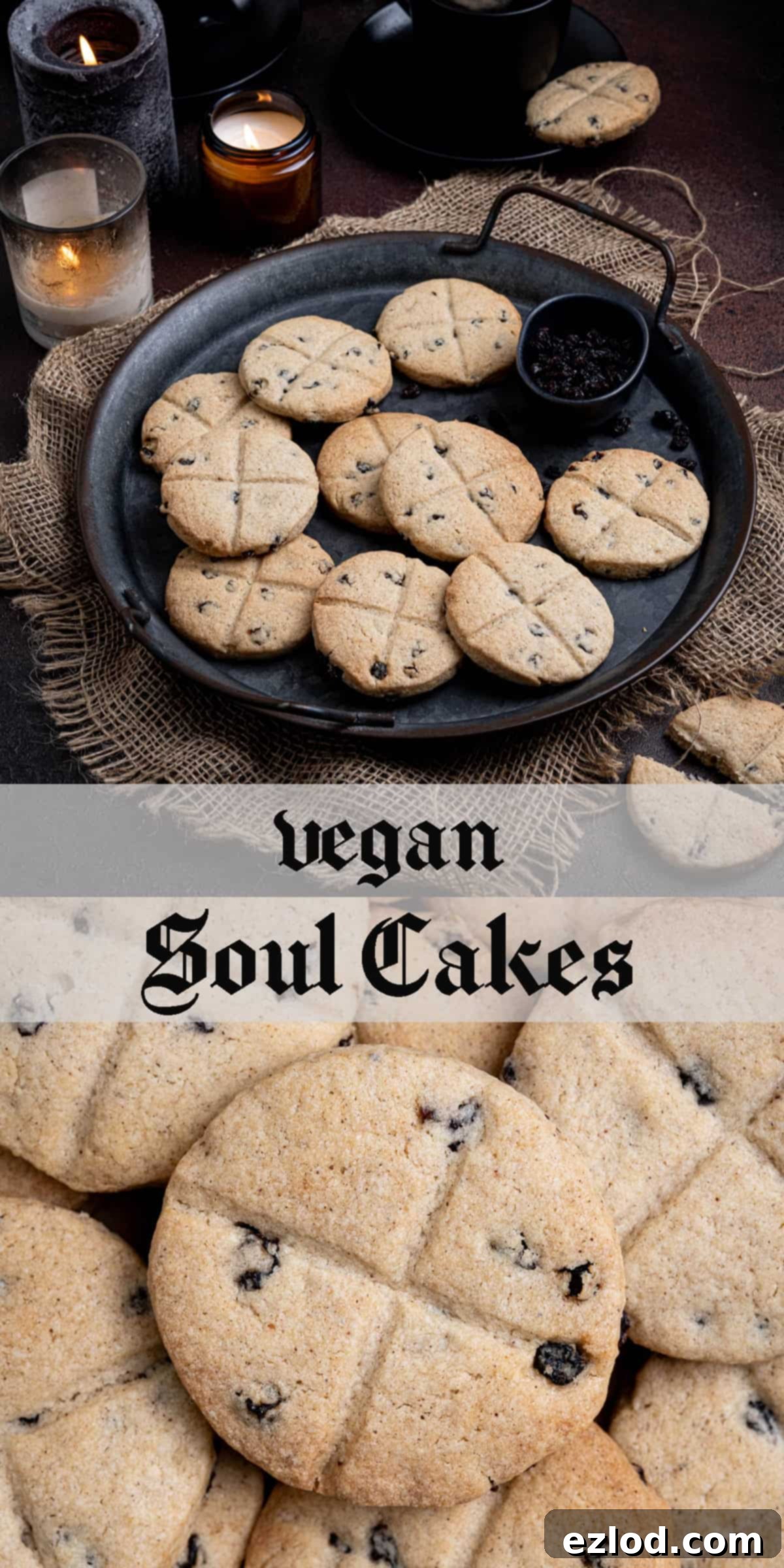 Homestyle Vegan Soul Cakes 14 Pinterest collage image.