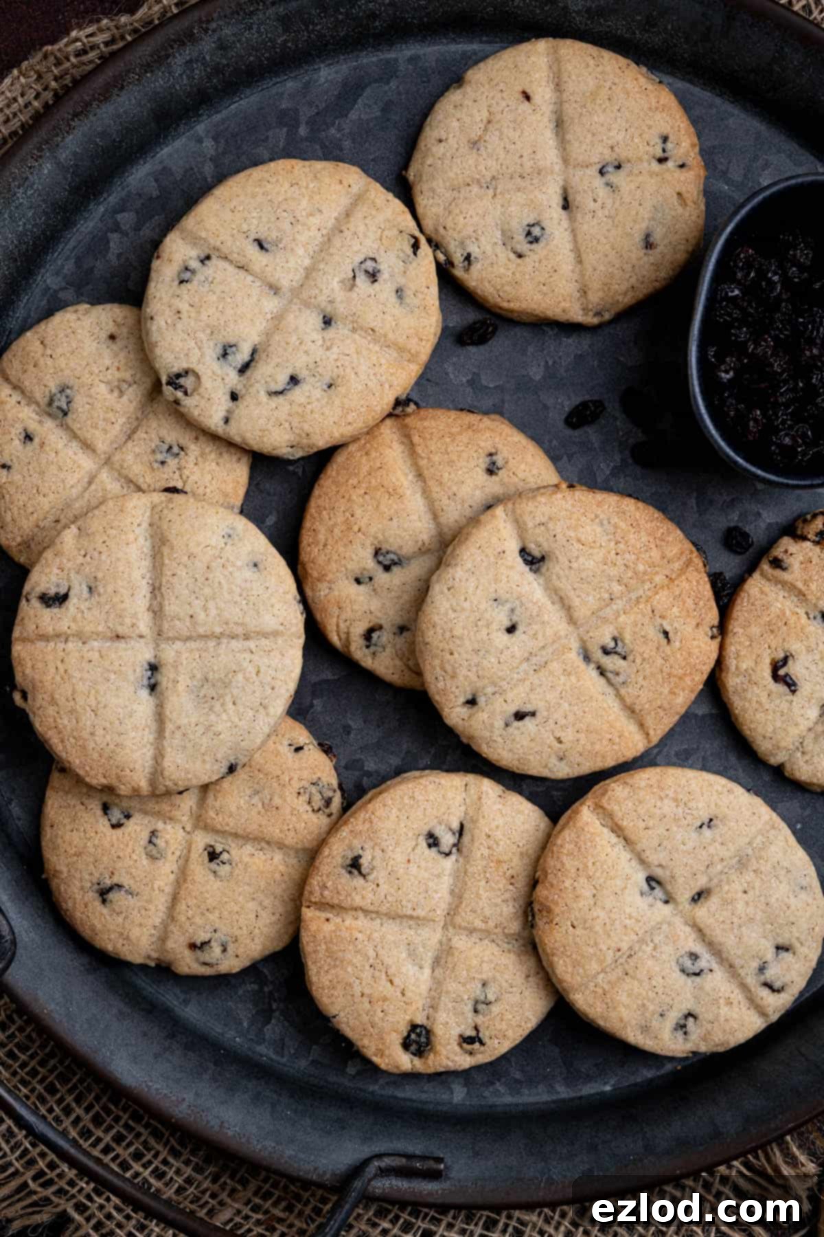 Homestyle Vegan Soul Cakes 4 Vegan soul cakes on a metal tray.