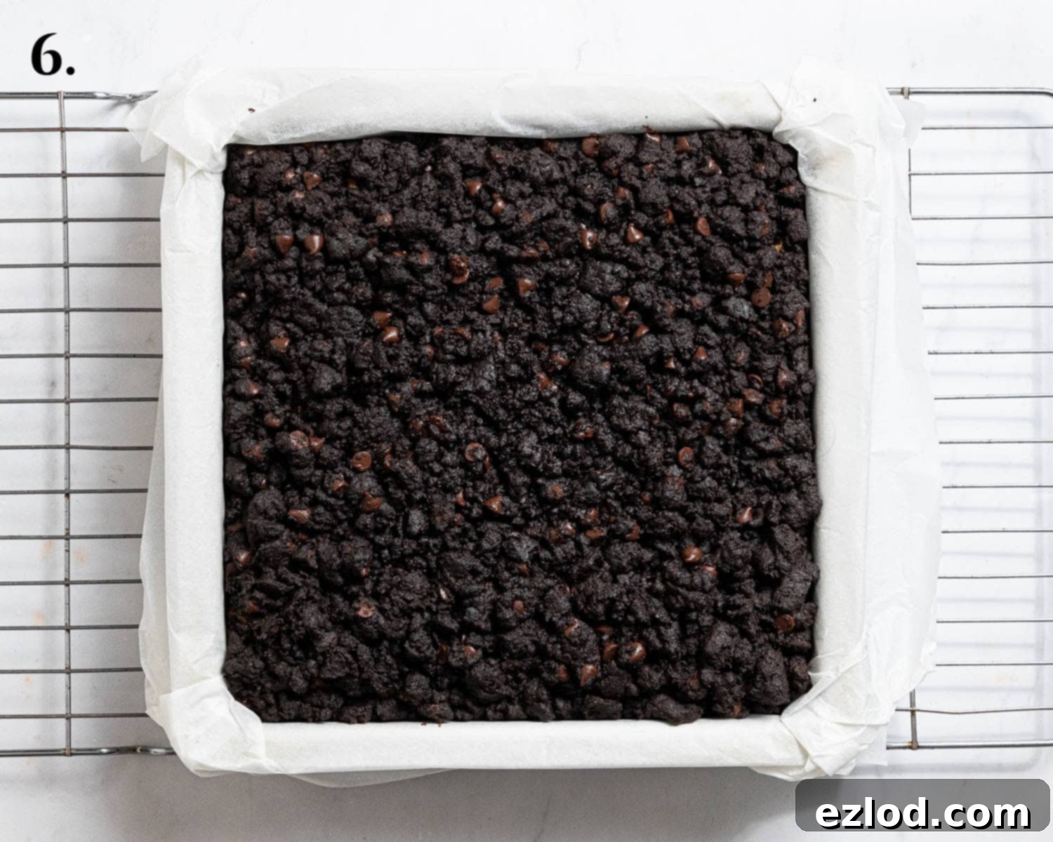 Step 6, the baked cake.