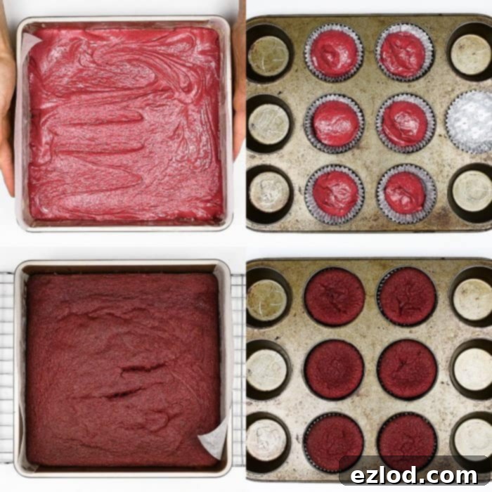 Haunted Heart Halloween Cupcakes 11 step 4 - baking the cakes