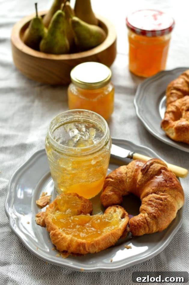 Small Batch Pear Ginger Jam 2 Small batch, no added pectin pear and ginger jam; a lovely gift for Christmas!