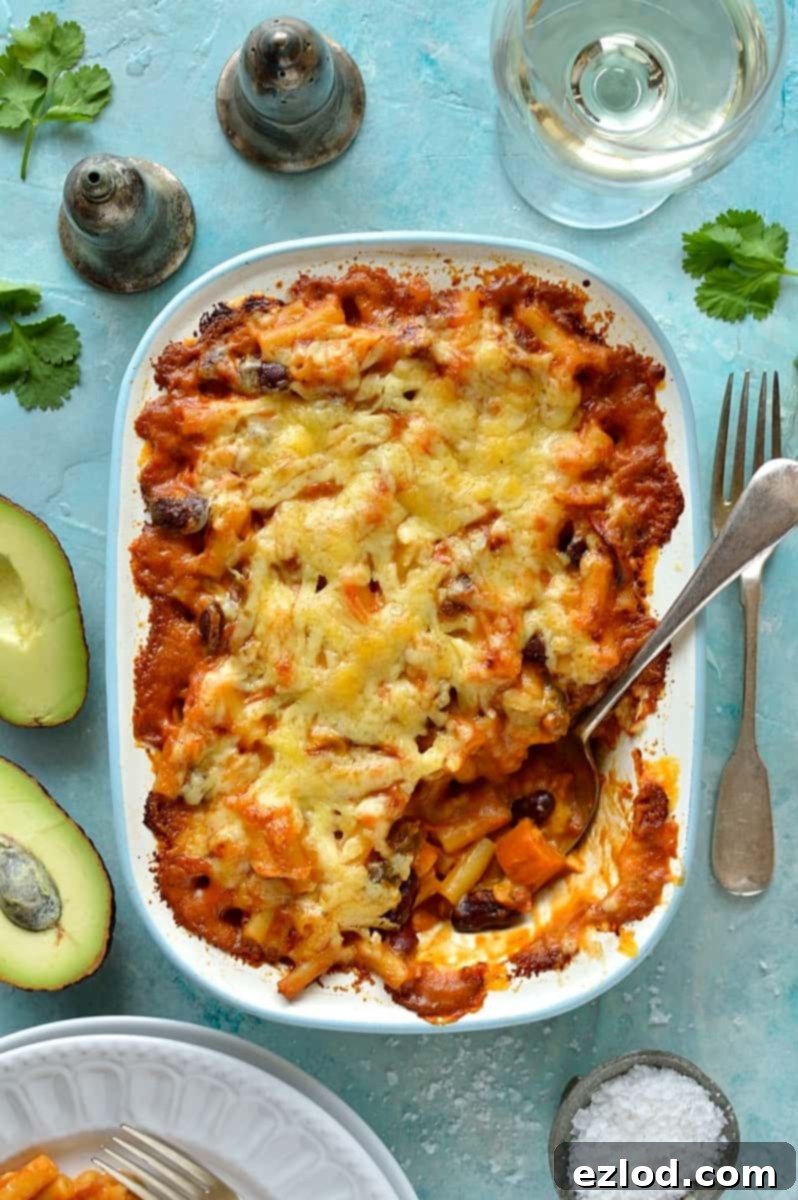 Effortless Veggie Chili and 5 Smart Leftover Dishes 12 Creamy veggie chilli mac 'n' cheese, a decadent and satisfying dish made with leftovers.